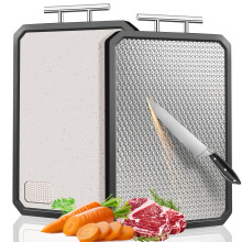 Stainless Steel Cutting Board Double Sided with Juice Groove NonSlip Edge Dishwasher Safe 16x11