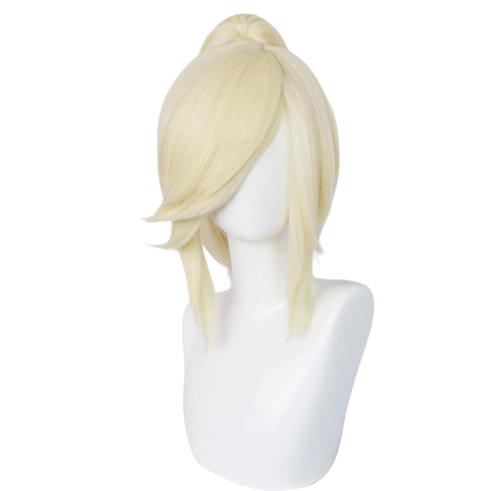 Odette Cosplay Wig Heat Resistant Long Synthetic Costume Hair with Wig Cap and Natural Hairline