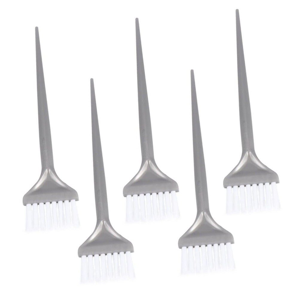 5pcs Hair Dye Brush Set with Durable Bristles for Precise Salon Hair Coloring and Oil Treatments