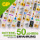 GP Batteries Alkaline LR41 Button Cell - Chrome/Bl 6