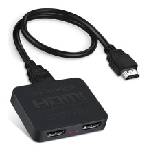 4K@60HZ HDMI Splitter 1 In 2 Out with 3.9FT HDmi c