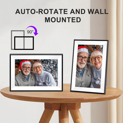 Hesmor Frameo Digital Photo Frame WiFi, 10.1 Inch 2