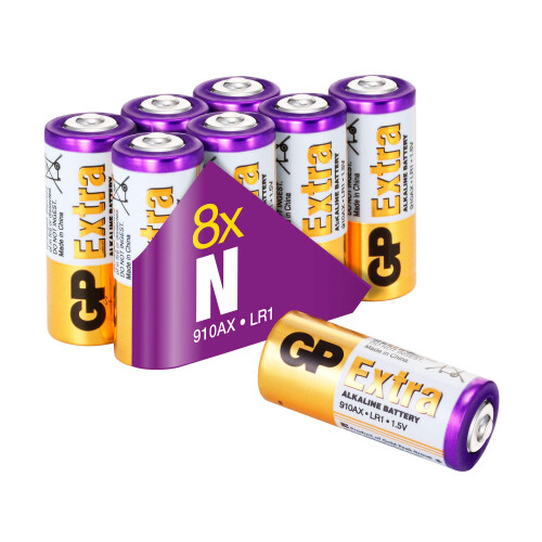 GP LR1 / Batteries N - Pack of 8 1.5V MN9100 / E90
