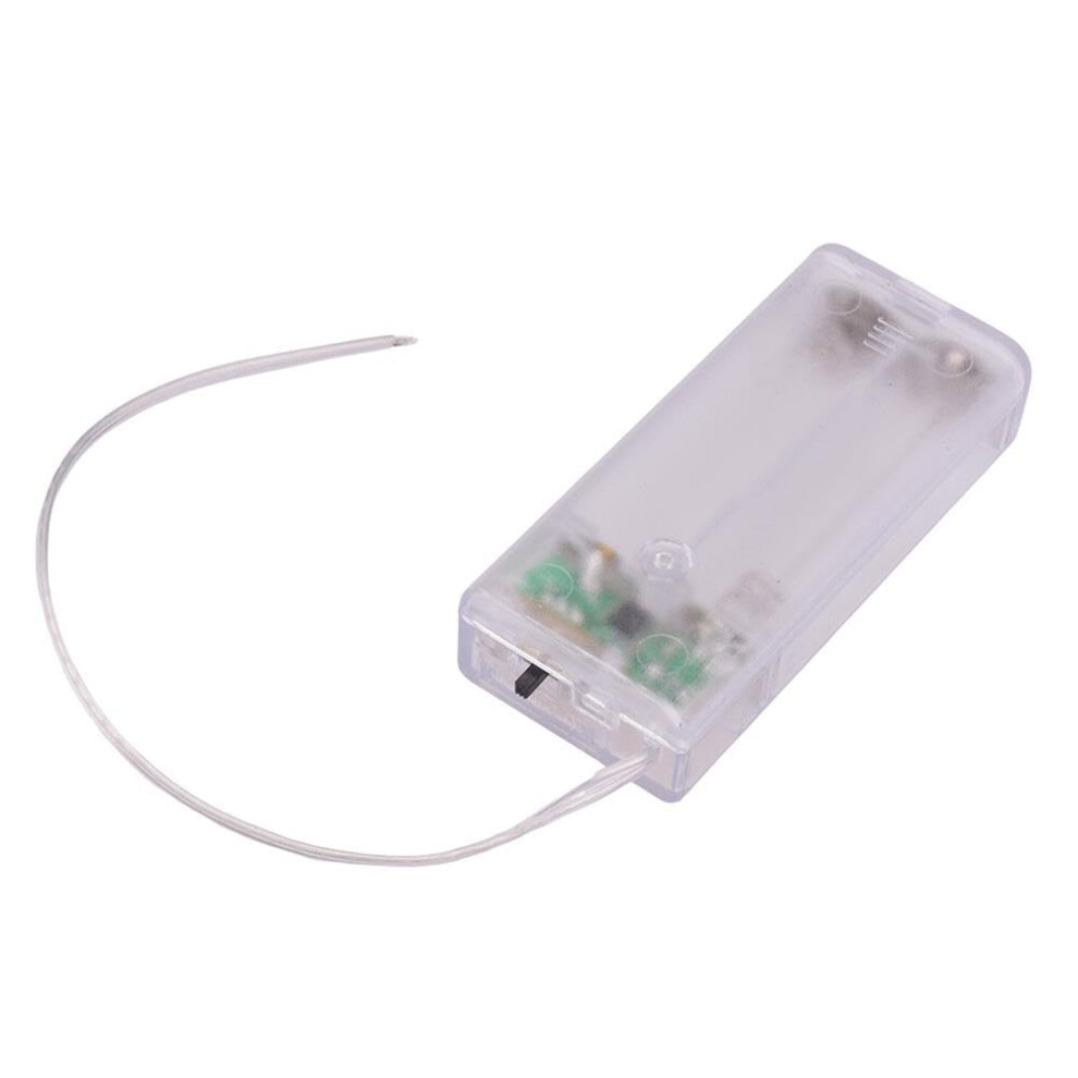 Aa X 2 Enclosed Battery Holder (Clear Case) 85903951