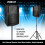 Pyle, 2 Speaker Stand Floor Pair – Dual Universal 2