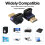 MSMXCS 2 Pack Right Angle HDMI Adapter 8K,90 and 2 5