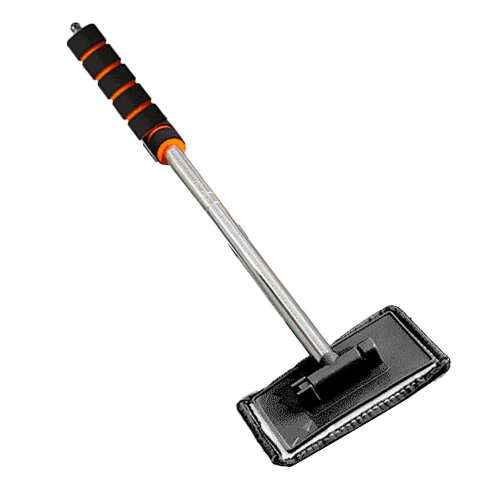Retractable Car Windshield Cleaning Brush - Aluminum & Microfiber, Black 7681381134374