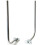 3' Aerial Pole & Bracket | 3 Foot L Shaped Cranked 1