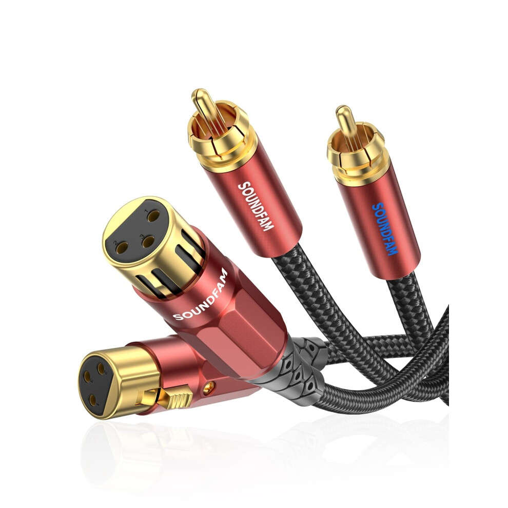 Photos - Cable (video, audio, USB) SOUNDFAM PREMIUM XLR to RCA Cable 3M, 2 XLR-Female
