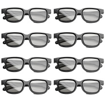 8PCS 3D Glasses, 3D Glasses for Cinema, Augmented