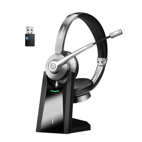 Vonztek Bluetooth Headset,Wireless Headset with Mi