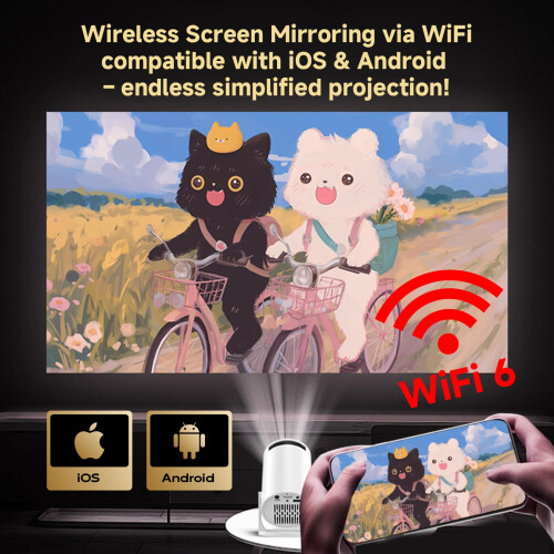 Laylatang Y200 Mini Projector, 5000 Lumens Entry-L 2