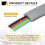 sourcing map 1 Pack Telephone Cord, 3.3ft Phone Ca 3