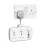 TESSAN Double Plug Adapter UK with 20W PD USB C, M 1