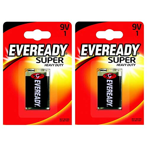 Eveready 2 x Eveready 9V Battery