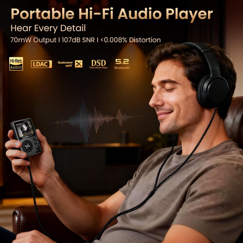 HIFI WALKER H2 MP3 Player – High Res Audio DAP wit 1