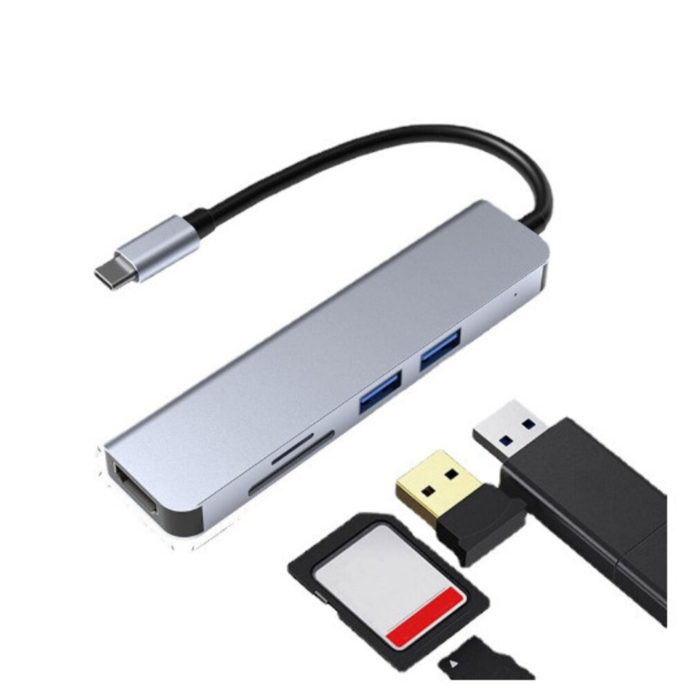 Type-C 5-In-1 Docking Station Mac Laptop Hub Type-C Docking Station 9048212084563