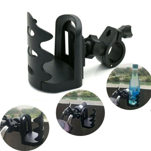 Adjustable Motorcycle Handlebar Drink Cup Holder Mount Water Bottle K3O3 2