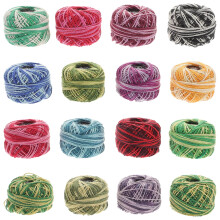 Eease 16Pcs Rainbow Embroidery Floss for DIY Gift Making