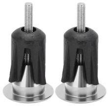 DSH 2PCS Bike Handlebar End Cap Bicycle Handlebar Plug for Mountain Bikes Road BikesSilver