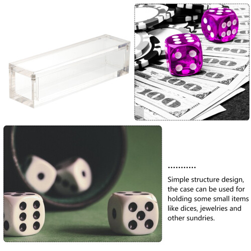 2 Pcs Dice Holder Storage Cube Portable Magnetic Attraction 2
