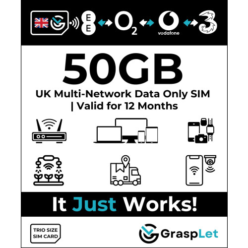 UK Multi-Network Data SIM Card | Automatically Sel