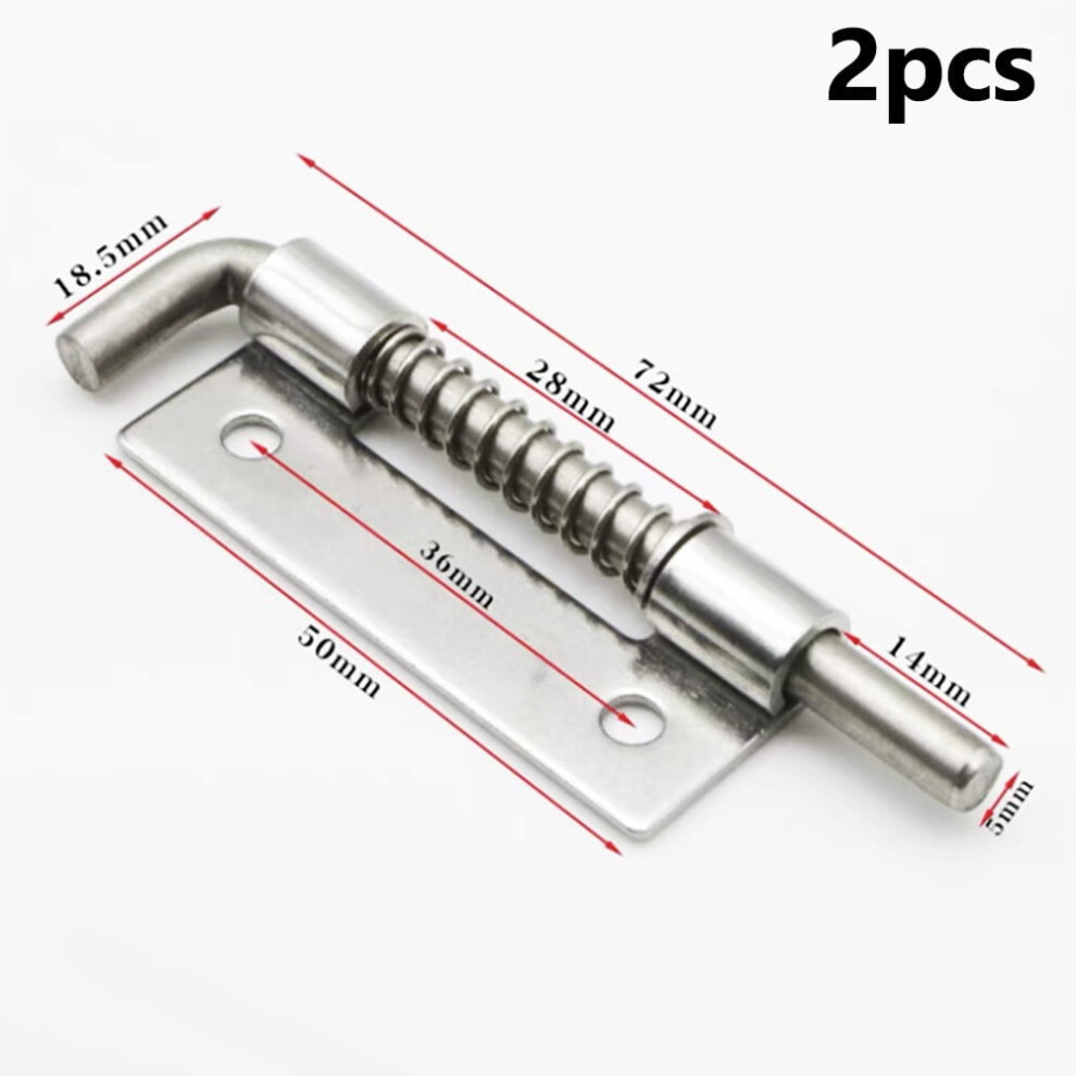 2Pcs Spring Loaded Latches Security Bolt Latch Tone Door Cabinet Hinges 9048212086246