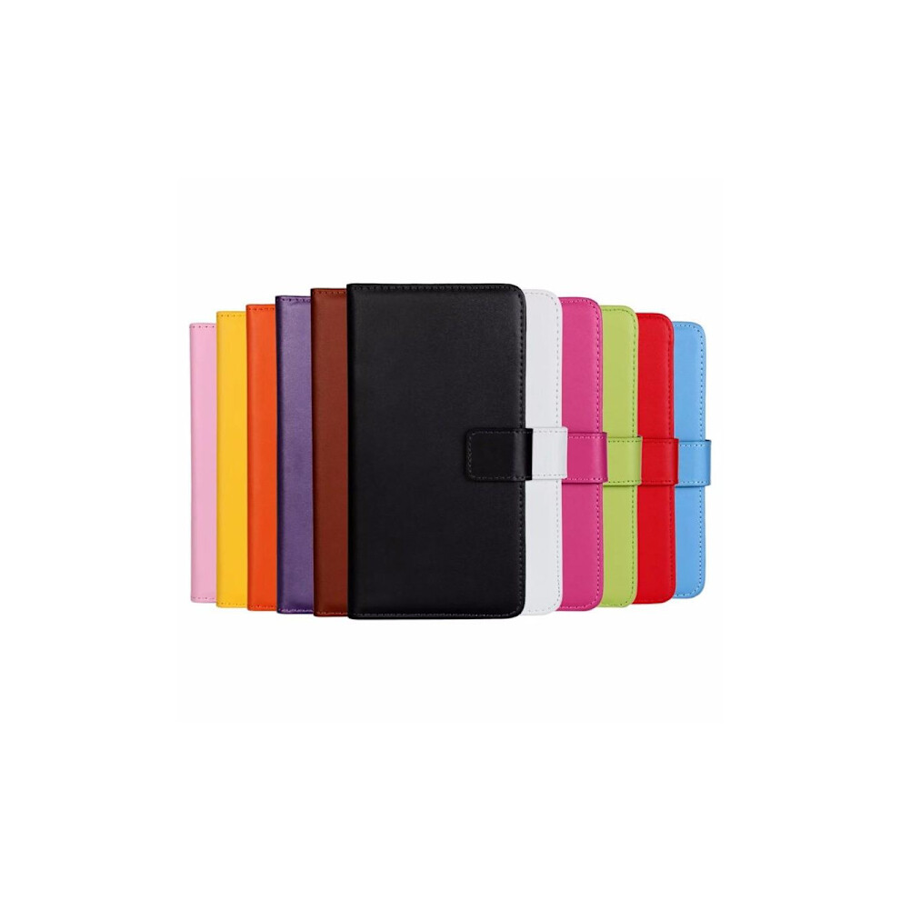 Skalo Compatible With Samsung A13 4G Wallet Case Genuine Leather - More Colors Red 9048212086123
