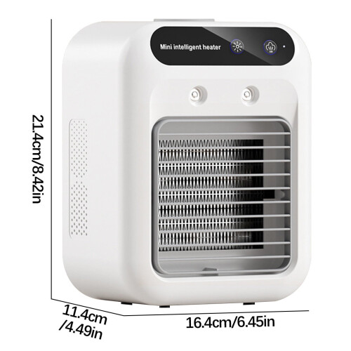Kojanyu White Ηλεκτρική μίνι θερμάστρα χώρου 1000W με ελεγχόμενη θερμοκρασία 3 ταχυτήτων 2