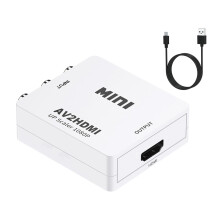 STFMHEZ RCA to HDMI 1080P AV RCA to HDMI Converter