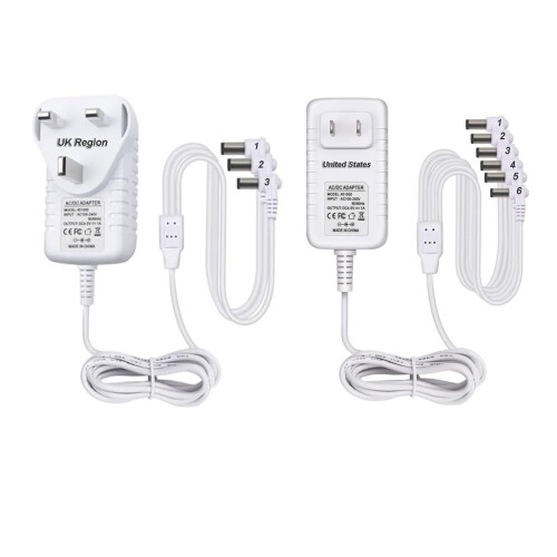 4.5v Power Adapter with 3 Output Jacks Compatible