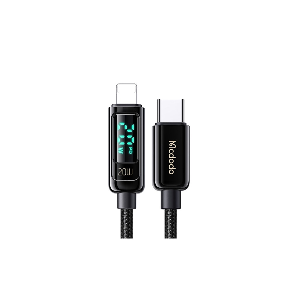 Mcdodo Ca-881 Usb-C Lightning Cable, Led Display, Qc4.0,5A,1.2M 9048212085775