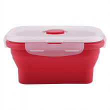 Bosca Lóin VIFERR3 Dathanna350ml Bosca Bento Silicone Dronuilleogach Bosca Lóin Fillte Coimeádán Bia Micreathonnáin(??)