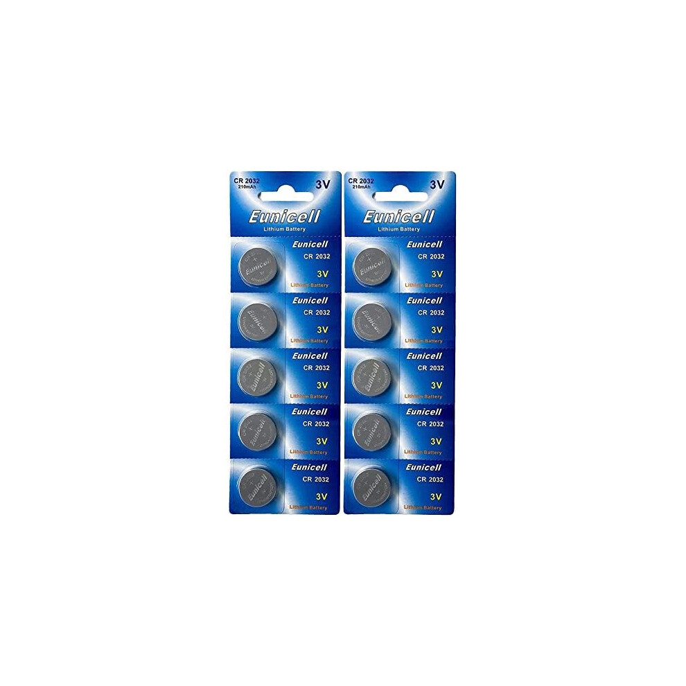 10 Eunicell Cr2032 Dl2032 5004Lc Cr 2032 Batteries 41405581