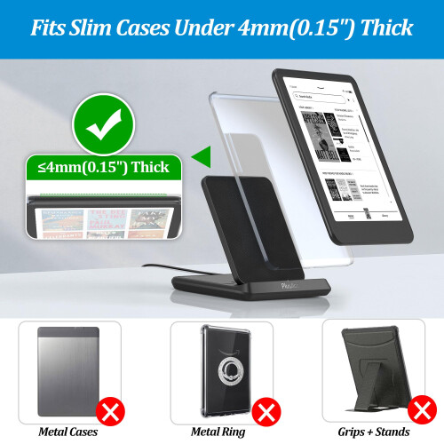 PlusAcc Wireless Charging Dock for Kindle Paperwhi 2