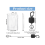 3Pack Vertical 2Card Badge Holder and Heavy Duty Retractable Keychain 6