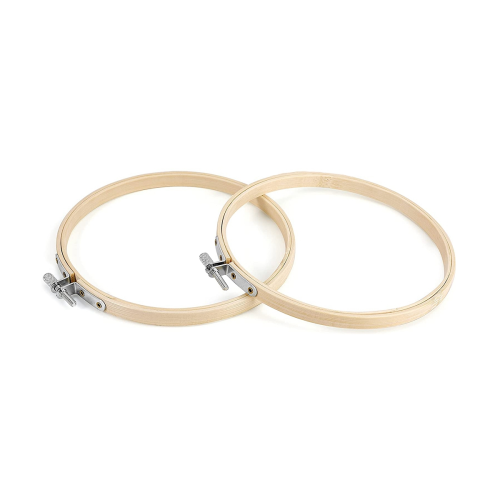 12 Embroidery Hoops Round Embroidery Hoops Bamboo Hoops 1