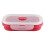 VIFERR Lunch Box3Colors350ml Ορθογώνιο κουτί Bento από σιλικόνη Πτυσσόμενο κουτί φαγητού για 5