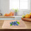 XIUH Kitchen Tools Πιατέλα στεγνώματος πιάτων - Υπεραπορροφητικό πανάκι μικροϊνών για 6
