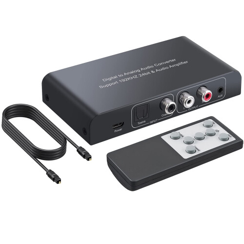 PROZOR DAC Converter with Remote Control, 192KHz D