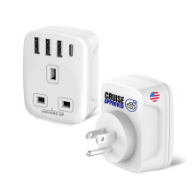 Cruise Approved 5-in-1 Travel Adapter – Non Surge