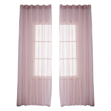 Conjunto de 2 telas decorativas de poliéster terileno com acabamento impecável e longa durabilidade para janelas de quarto.