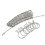 Donemore Gauges Finger Sizer Measuring Ring Tool, Size 1-13 with Half Size, 27 Pcs 2