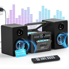 Greadio Home Stereo System with Boombox CD Player