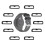 MTHGH 22mm Watch Strap Loops for Garmin Fenix 7/6/ 1