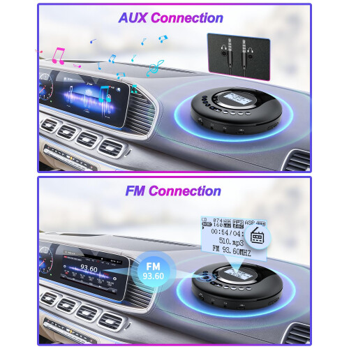 CD Player Portable ARAFUNA, Portable Player with B 2