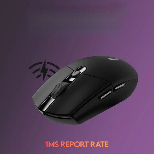 Mouse da gioco wireless, 12000 DPI, leggero, con 6 pulsanti programmabili, nero 1