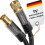 SAT/Aerial Cable with break-proof metal plugs – 1m 1