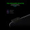 Mousepad Gamer Grande RGB Summercome (31,5 x 11,8 polegadas), LED suave e estendido, base de borracha antiderrapante, resistente à água, 8