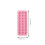 Isbitsform 24 kuber Silikonisform Silikonisbitsform för frys Gelébitsform (2 st) Plast 3